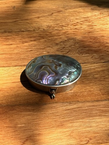 Boîte pilulier en abalone - pilulier,