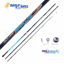 Canne à Pêche Surfcasting BAD BASS IRIDIUM CAST 420 Et 450 CM 150 Gr 3 Pcs New