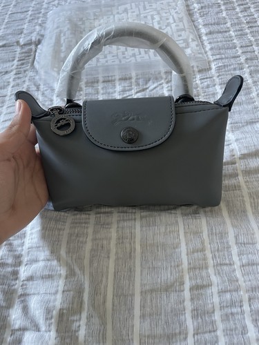 Mini sac longchamp gris - sac,