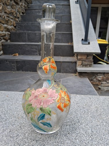 Ancienne carafe verre - carafe,