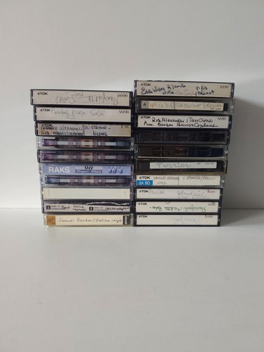 Lot cassette audio tape - 20,