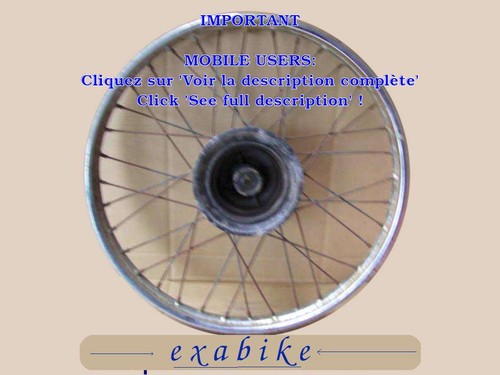 Roue avant pour - pour, mtx
