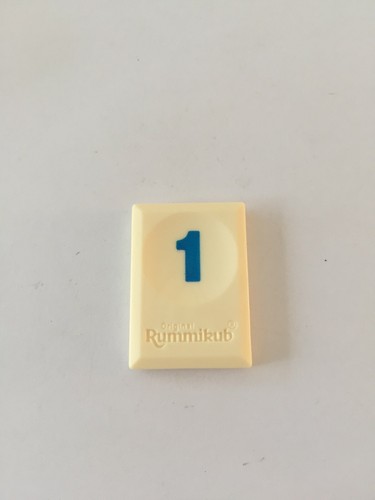 Tuile chiffre bleu - chiffre, un