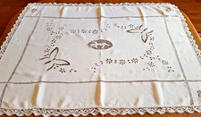 NAPPE-début XXe en fil brodé