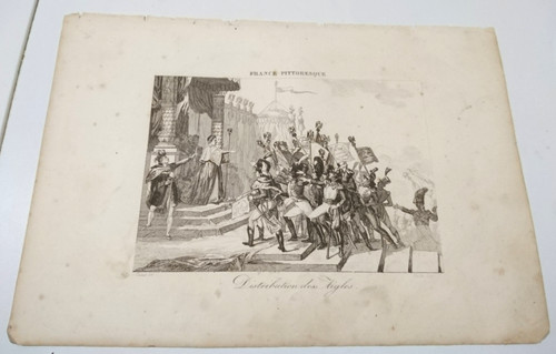 Gravure originale 19e siècle - gravure,