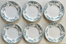 6 ASSIETTES PLATES EN FAIENCE