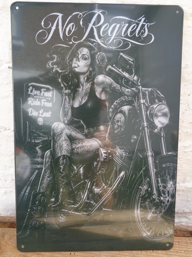 Tole metal moto regrets - tole, no