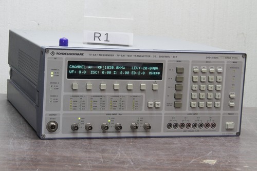 Rohde schwarz sfz sweep - &,