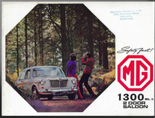 MG 1300 MkII 2-dr 1968-1971 UK Market Sales Brochure
