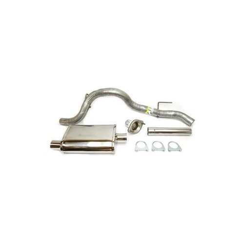 Silencieux tube inox jeep - silencieux,