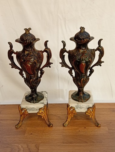 Ancienne paire cassolettes - , de