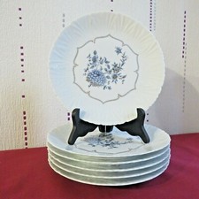 6 assiettes plates  en