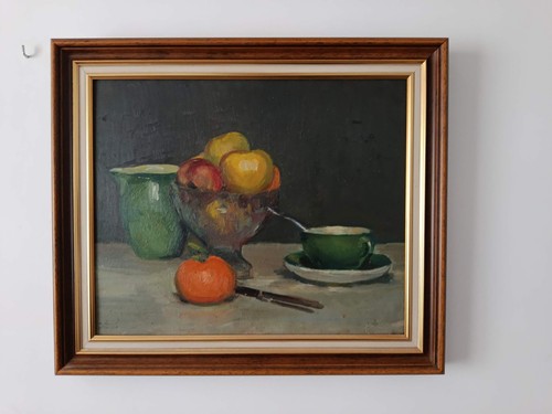 Ancien tableau huile sur - tableau,