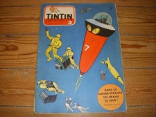 TINTIN 435 21.02.1957 BD AVIATION ELECTRICITE et SNCF ANTARCTIQUE TERRE ADELIE