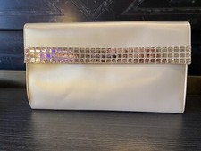 VTG Christian Dior Parfums Trousse de Toilette Gold Champagne Clutch Handbag