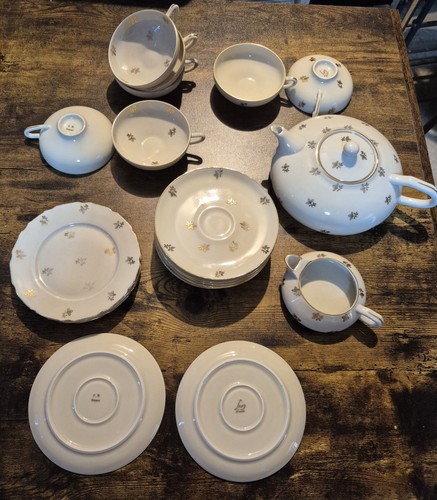 Service thé porcelaine 28 - service,