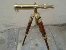 9 "Pirates / Ship Telescope Articular On W/Wooden Tripod Stand  Decortive Gifts