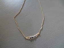 ancien collier plaqué or et