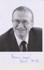Hervé Mariton, Former Minister with authentic signature