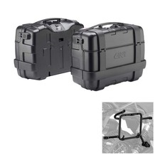 Kit De Valises Latérales GIVI TRK33 Noire AFRICA TWIN 1000 ADV SPORTS 2018-2019