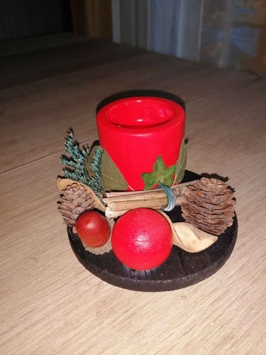 Deco noel bougeoir - noel,