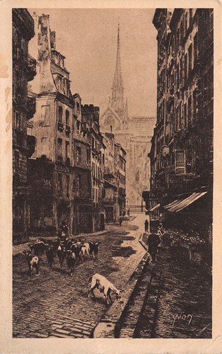 Paris rue haut - rue, du