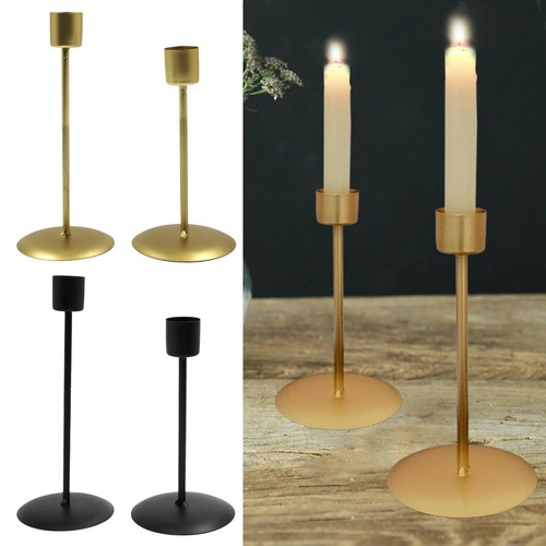 2pcs taper candle holder - candle,