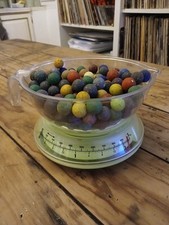 Ancien lot de billes en terre