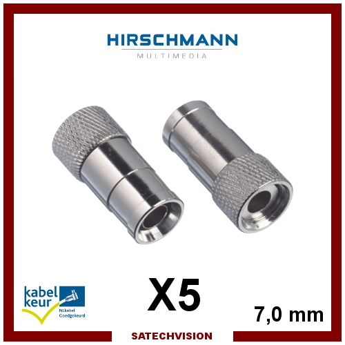 Connecteurs push 7 mm - 5, f