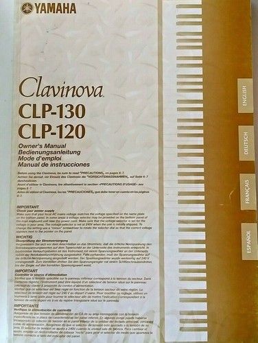 Yamaha clp 130 - yamaha, clp-120