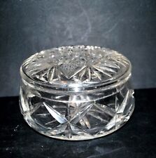BACCARAT crystal candy box cut sugar bowl 20th century
