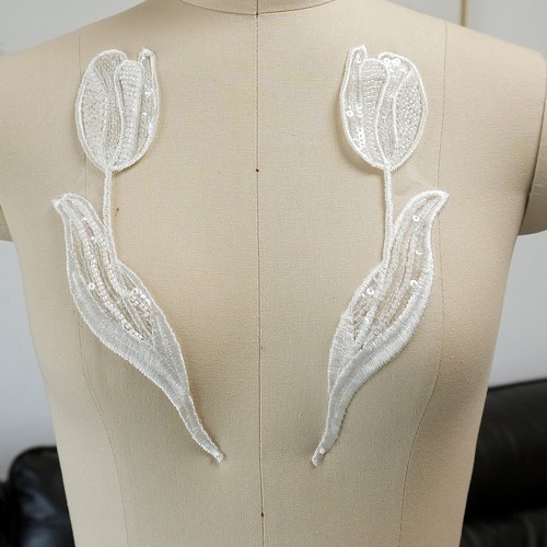 Lot 2pcs applique - applique, avec
