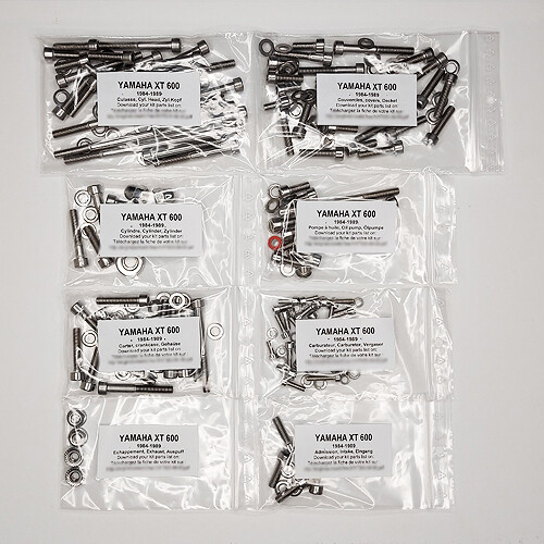 Yamaha 600 1984 1989 kit - xt,