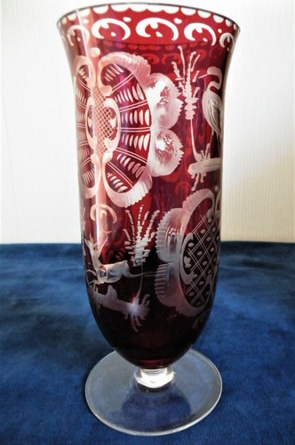 Petit vase cristal taillé - vase,