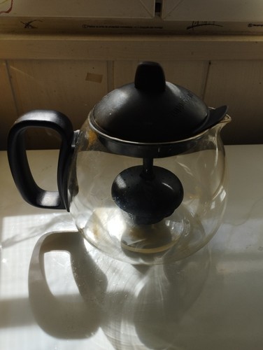 Théière tupperware noir - théière, en