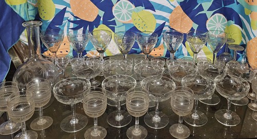Lot verres en - lot,