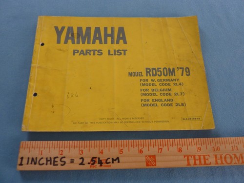 Yamaha rd50 rd50m owners - yamaha, m