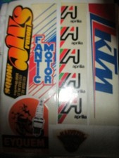 6 AUTOCOLLANTS MOTO FANTIC