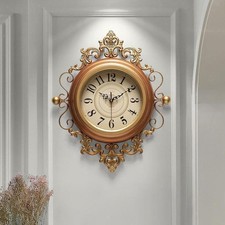 Horloge murale silencieuse de style vintage, cadeau décoratif pour studio,