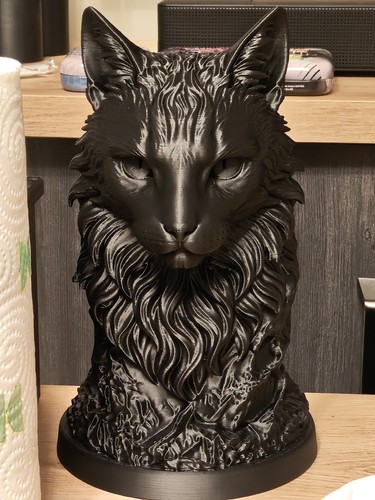 Buste décoratif tête chat - buste,