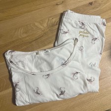 [New and unused] Gelato Pique Ribbon Feather Short Sleeve T-shirt & All-over