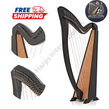 Harpe à levier noire 36