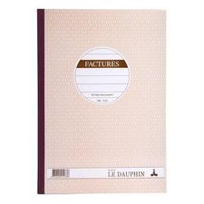 [1233] LE DAUPHIN Manifold autocopiant 297X210 Factures 50 tripli - Avoine