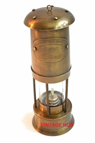 Ancienne lampe mineur en - ancienne, de