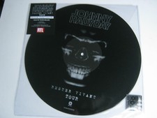 johnny hallyday.rester vivant.vinyle 45t format 33t picture disc ( neuf )