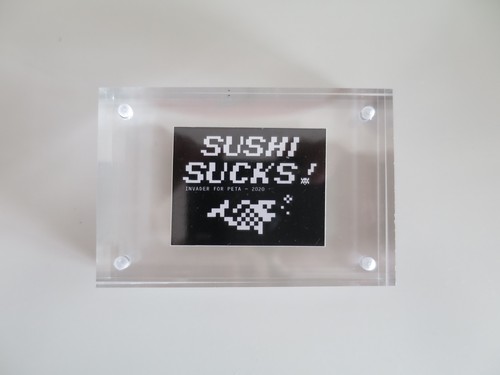 Space invader sushi sucks - space,