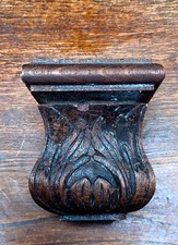 Antique Salvage of Early Victorian Carved Corbel Plinth