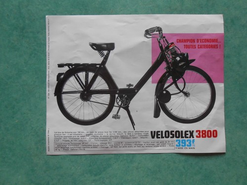 Publicité solex 3800