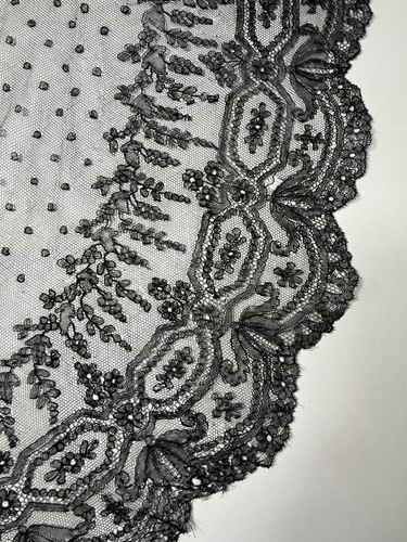 Dentelle ancienne voilette - dentelle,