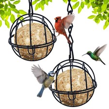 Lot de 2 mangeoires à suspendre pour oiseaux sauvages - À suspendre - Station...